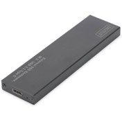 Resim External Ssd Enclosure, M.2 (NGFF) - Usb 3.1 C, Aluminum Housing, Black, Chipset: Ep9461e 