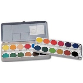 Resim Lukas - Nerchau Opak Suluboya 24 Disk + 1 Tüp 