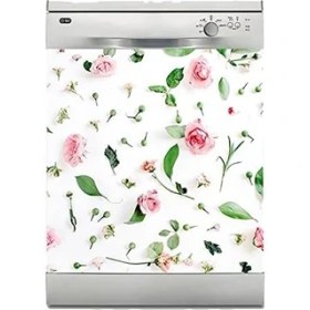 Resim Makinesi Sticker Kaplama Beyaz Eşya Kaplama Güller 