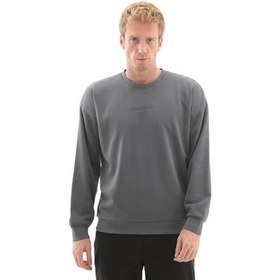 Resim Skechers M Essential Crewneck Erkek Sweatshirt Gri 