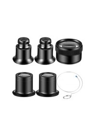 Resim Taşınabilir Monoküler Büyüteç Büyüteç Lens 5x 10x 15x 20x 30x Göz Büyüteç Lensi İçin 