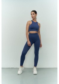 Resim Mai Collection Mai Studios Co. Sandra İndigo Spor Sütyeni İndigo 