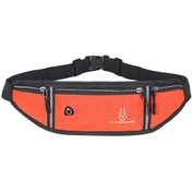 Resim Jeehugo Spor Bel Çantası, Kulaklık Delikli, Su Geçirmez, Ultra İnce, Mini, Dış Mekan Koşusu İçin Telefon Çantası, Unisex, Turuncu Turuncu 