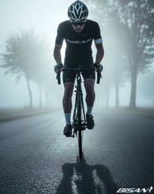 Resim Bisan RX-9500 105 Yol Bisikleti 52 Cm Alüminyum Kadro 700C Shimano 2x11 Vites - Parlak Siyah Mor Yeşil 