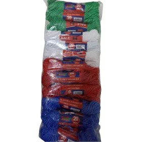 Resim MiraLive Kale Plastik Çamaşır Ipi 20 Metre 24 Adet (K95) 