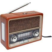 Resim Bluetooth Fenerli Müzik Kutusu Nostaljik Radyo Usb/sd/fm/ RA8588 