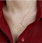 Resim Vaoov 925 Ayar Gümüş Kişiye Özel Isimli Kuaför Kolyesi (509858883) 