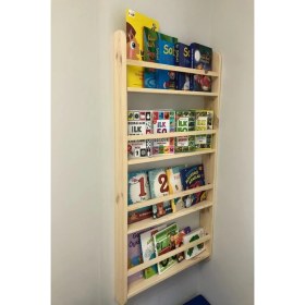 Resim Emta 4 Katlı Ahşap Raf Montessori 120*60*9 cm 