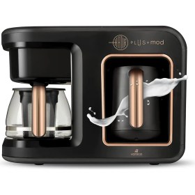 Resim Karaca Hatır Plus Mod 5 In 1 Essential Kahve Makinesi Black Copper 