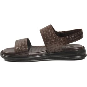 Resim Pierre Cardin Kahve Hafif Erkek Sandalet PC-7334 M 