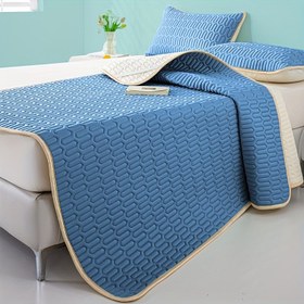 Resim 2/3 adet Latex Yatak Ped Seti, Yastık Kılıfı ile, Yatak Odası, Yurt, Otel için Katlanabilir Tasarım - Yaz Kullanımı, Serinletici Konfor, Dayanıklı Kumaş, Yatak Pedi, Yurt Odası Gereksinimleri, Minimalist Yatak Örtüsü, Nefes Alabilen Kumaş 