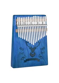 Resim Midex Klx-454g-pak Hakiki Ağaç Geyik Desenli Kalimba 17 Tuşlu Full Set 