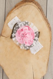 Resim Babygiz El Yapımı Yumuşak Eşsiz Aksesuarlı Doğal Pamuklu Penye Bebek Çocuk Kız Bandana Elmas Seri 