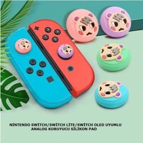 Resim Beboncool Nintendo Switch/switch Lite/switch OLED Analog Koruyucu Silikon Pad 