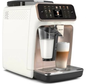 Resim Philips 5500 Serisi Lattego Tam Otomatik Espresso Makinesi 20 Sıcak ve Soğuk Içecek, Renkli Dokunmatik Ekran, Beyaz Roze Renk, Quickstart, Silentbrew Teknolojisi (EP5543/80) 