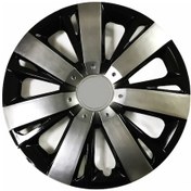 Resim Bmw 8 Serisi Uyumlu 15 Inç Piano Black Siyah Beyaz Renkli Jant Kapağı 4 Adet 