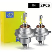 Resim Cloudstore 2 Adet H4 Hb2 9003 Led Ampul 30000lm 360 Fanlı Canbus Uyumlu 