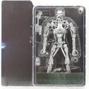 Resim Dashanshop T-8000 Filmden Esinlenme Robot Iskelet Pvc Model Gümüş Çeşitli Aksesuarlı Koleksiyonluk 
