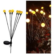 Resim Dış Mekan Suya Dayanıklı Yıldız Yağmuru Sallanan Bahçe Işığı 6 Bulb Beyaz Beyaz 