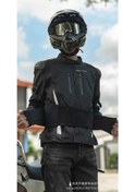 Resim Novahub Lyon Motosiklet Uzun Mesafe Yürüyüşü, Dayanıklı Bel Koruması, Off-road Motosiklet Koruma Ekipmanı B-l, Pvc Ve Polyester B - L 