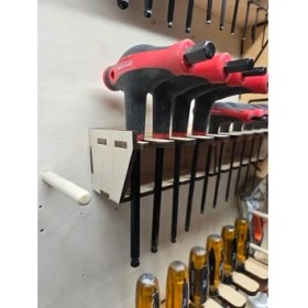 Resim Akaslan Plastik T Saplı Altıgen Anahtar Rafı 