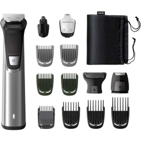 Resim Philips Multigroom 7000 Serisi,DualCut Teknolojili Yüz,Saç ve Vücut için Çok Stilli Düzeltici 