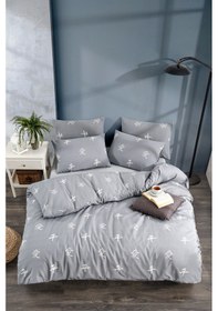 Resim Tabu Home Ranforce Zen Huzuru Gri Tek Kişilik Nevresim Takımı 