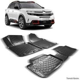 Resim Citroen C5 Aircross 3D Havuzlu Paspas 2019- 