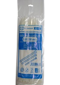 Resim Medalyan Şeffaf Kablo Bağı Kelepçesi Klipsi - 3.6 X 250 Mm - 100 Adetlik Paket 