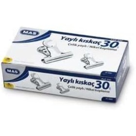 Resim BRF Acza MAS Beyaz Metal Kıskaç Yaylı 30 Milimetre, 2 Düzinelik Kutu 1159866 