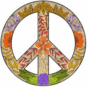 Resim Peace Barış Işareti Sticker Etiket 