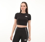 Resim The North Face W S-S Essentıal Cropped Slım Tee Kadın T-Shirt Siyah 