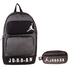 Resim Jordan Air Cleveland Grey Gri Ikili Sırt Çantası ve Kalemlik Seti - Erkek Çocuk - SETJA-Q3170C 