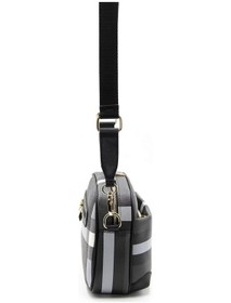 Resim Çapraz Çanta Kadın Silver Polo 1094-42568 Sılver Polo Çapraz Bayan Çantası Mk129 Siyah-mat Siyah Siyah 