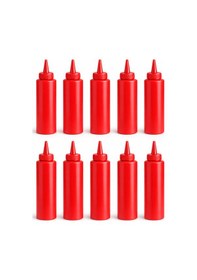 Resim Ketçap Mayonez Sosluk Sıkma Şişesi 250 Ml Bpa Free 2li Set Çok Renkli 