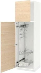 Resim Temizlik dolabı, ASKERSUND açık dişbudak, 60x60x200 cm 