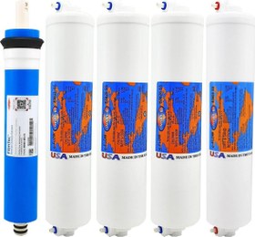 Resim Spring Water Omnipure K56 Serisi 5'Li Filtre Seti Distirübütör Güvencesiyle.%100 Usa 