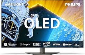 Resim Philips 55OLED809 55" 139 Ekran Ambilight 4K UHD Google OLED TV 
