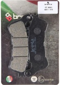 Resim Brenta 431-173 2007-2014 Honda Sh 300 Uyumlu Ön Fren Balatası Organik Balata 