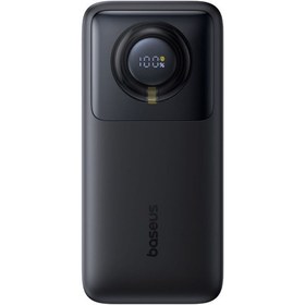 Resim Baseus FREE2PULL 20000MAH Dahili Type-C Kablolu Powerbank - 65W Hızlı Şarj Dijital Ekran - Siyah 