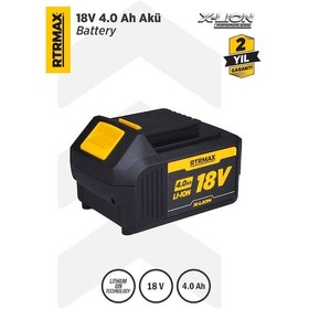 Resim RTRMAX RTX1804 X-Lion Akü Yedek Batarya 4.0 Ah 