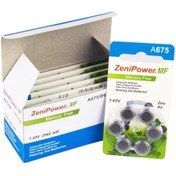 Resim ZeniPOWER 675 Numara Işitme Cihazı Pili 10 Paket-60 Adet 