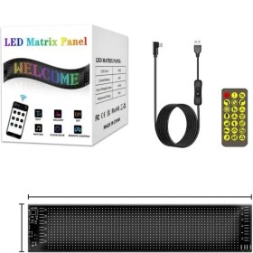 Resim Wearfitpro LED Matrix Panel Dijital Ekran Kumandalı App Kontrollü LED Ekran 