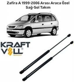 Resim Zafira A- 1999/2006 Arası Araca Özel Sağ-Sol Takım Bagaj Amortisörü 