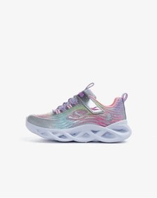 Resim Skechers Twisty Brights - Mystical Bliss 302321l Smlt Çocuk Gri Işıklı Spor Ayakkabı Karışık Çok Renkli 