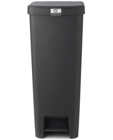 Resim Brabantıa Stepup Koyu Gri Plastik Pedallı Çöp Kutusu 40l Koyu Gri 