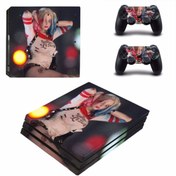 Resim Kt Grup Harley Quinn Playstation 4 Pro Uyumlu Full Sticker Kaplamalar 