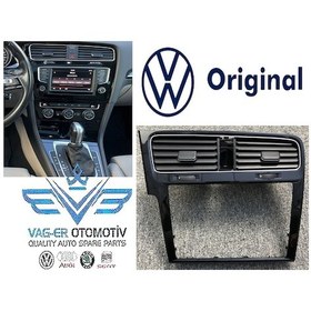 Resim Vw Golf 7.5 Ön Orta Teyip Teyp Çerçevesi+Izgara Komple 5G1819743 