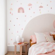 Resim Rainbow Duvar Sticker Set 