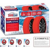 Resim Kar Çorabı Large Ebat Yeni Nesil Kolay Montaj Zincir Muadili 